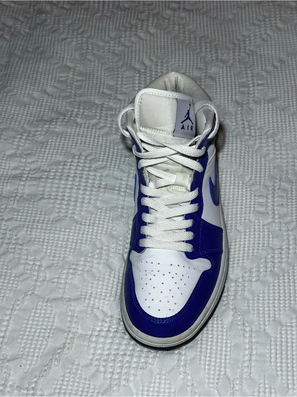 Nike Air Jordan 1 Mid Kentucky Blue Shoes